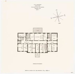 Herrenhaus Hohenborn bei Kassel Umbau: Grundriss OG 1:100