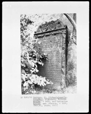 Grabstein von Andreas Breden und seiner Frau Catharina Breden, geborene Ditmrin