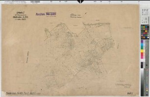 Niederaden (Lünen), Lanstrop (Dortmund), Umlegung Niederaden, Bl. 2 Urkarte I Niederaden Flur 2,1