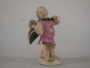 Putto als Kavalier mit Dreispitz