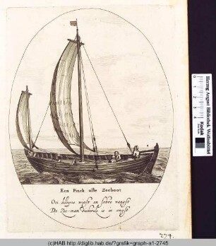 Een Pinck ofte Zeeboot.