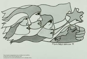 Ehrung für Pablo Neruda, Blatt 1
