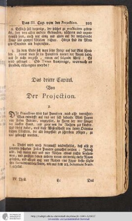 Von der Projection