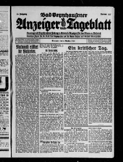 Bad Oeynhausener Anzeiger und Tageblatt. 1912-1934