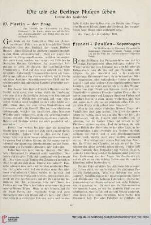 Wie wir die Berliner Museen sehen