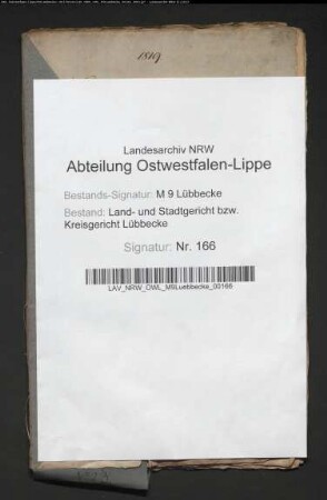 Erblasser: Busch, Catharina Maria, geb. Siegmann:
