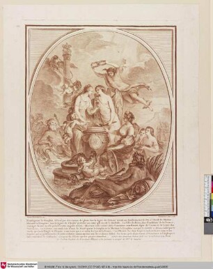 [Allegorie zur Hochzeit des Dauphin; Allégorie du mariage du Dauphin]