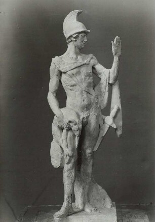 Statuette des Mars (Vorarbeit zum Tonmodell für die Kopie in Sandstein) : Berlin | Öffentlicher Profanbau | Bildungsbau | Akademien + Hochschulen (alph.) | Humboldt-Universität