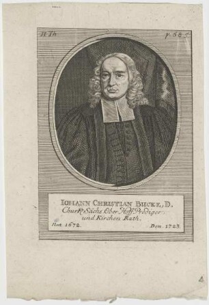Bildnis des Iohann Christian Bucke