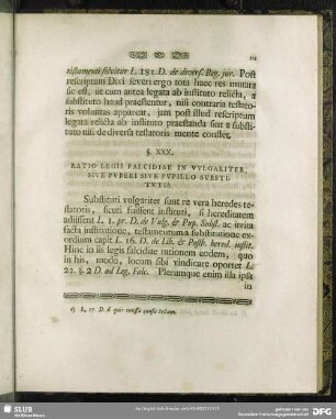 §. XXX. Ratio Legis Falcidiae In Vulgariter, Sive Puberi Sive Pupillo Substitutis