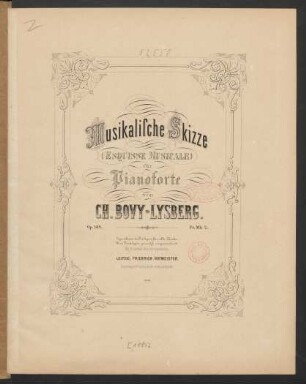 Musikalische Skizze für Pianoforte op. 148