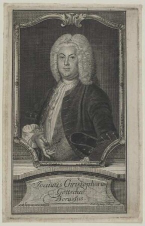 Bildnis des Joannes Christophorus Gottsched