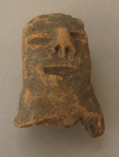 Head of a clay figure