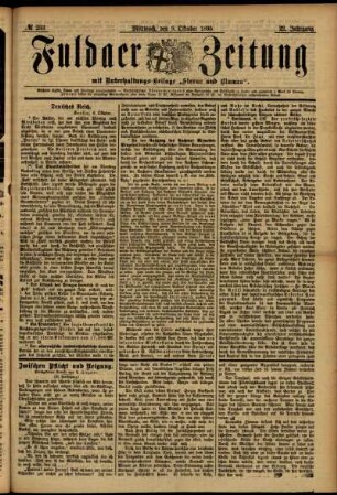 Ausgabe vom Mittwoch, den 09. Oktober 1895.