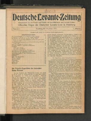 Die Tripolis-Expedition des deutschen Roten Kreuzes