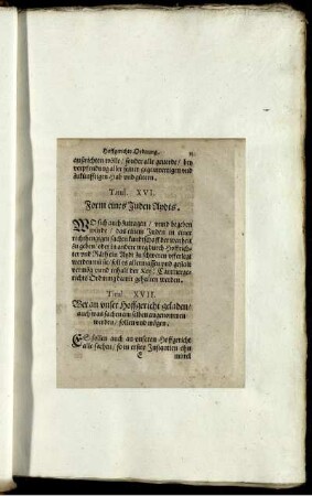 Titul. XVII. Wer an unser Hoffgericht geladen/ auch was sachen am selben angenommen werden/ sollen und mögen