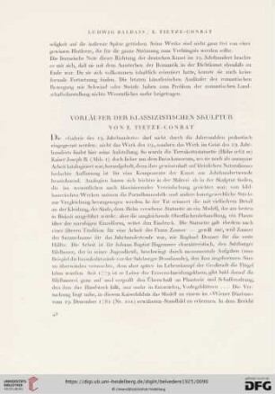 7: Vorläufer der klassizistischen Skulpur