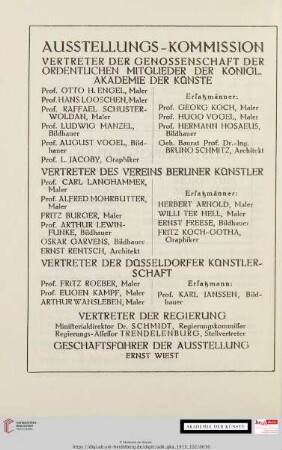 Ausstellungs-Kommission