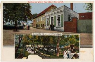 Quasnitz bei Lützschena : Gasthaus zur grünen Aue, Inhaber: Max Werndt
