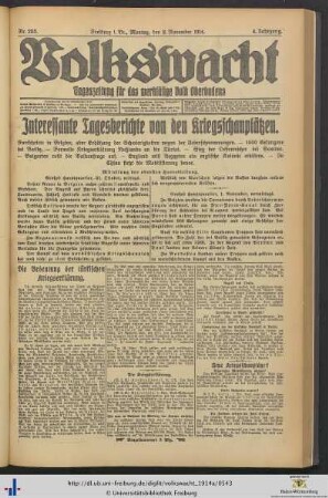 Nr. 255-279 (November 1914)