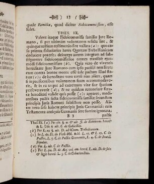 13-23, Thes. IX - XV