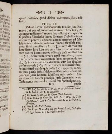 13-23, Thes. IX - XV