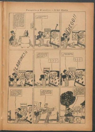 Paragüita y Miquelino. - [Cómic] : Se lució Miquelino