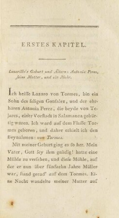 Erstes Kapitel