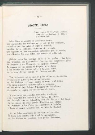 ¡Salve, Raza!