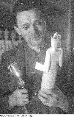 Seiffen, Spielzeugherstellung in Heimarbeit, 1945