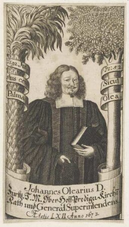 Bildnis des Johannes Olearius