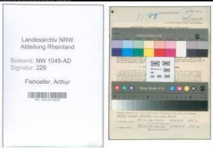 Entnazifizierung Arthur Fiehoefer , geb. 14.04.1896 (Beamter)