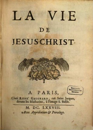 La Vie de Jesus-Christ
