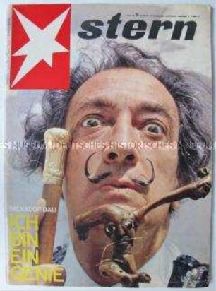 Wochenzeitschrift "stern" u.a. über Salvador Dali und über die Familie Kennedy