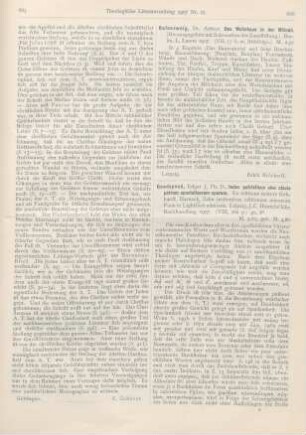 686-688 [Rezension] Goodspeed, Edgar J., Index patristicus sive clavis patrum apostolicorum operum