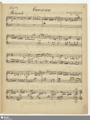 Frescobaldi, Girolamo: Canzona [FTCO F 3.16]