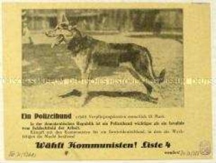 Aufruf der KPD zur Reichstagswahl