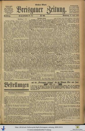 27.04.1890 (Erstes Blatt)
