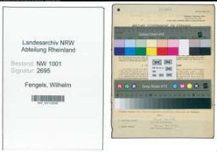 Entnazifizierung Wilhelm Fengels, geb. 20.07.1903 (Schuhmacher)