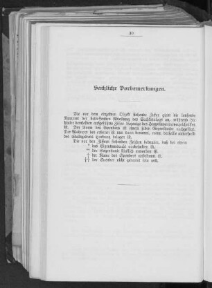 Sachliche Vorbemerkungen.