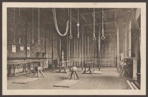 Ansichtskarte Turnhalle der Berliner Volksschule, Tempelhofer Ufer