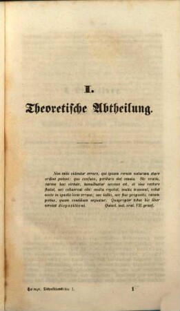 Theoretisch-praktische Anleitung zum Disponiren : eine Vorschule für logisch-richtiges Denken ; für geordnete schriftliche Darstellung und für den freien mündlichen Vortrag, 1
