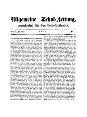 Ueber öffentliche Schulprüfungen und Schulprogramme