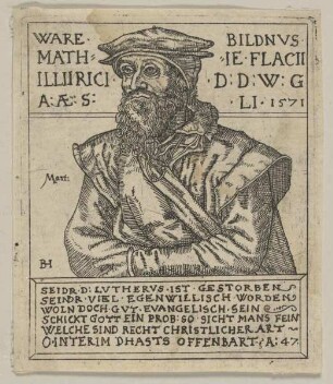 Bildnis des Mathie Flacius Illiiricus