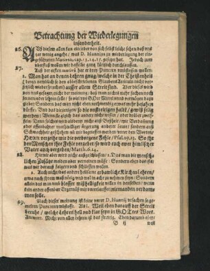 Betrachtung der Wiederlegungen insonderheit
