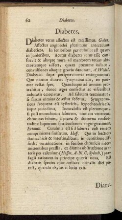 Diabetes. - Erysipelas. Zona. Macula lata.