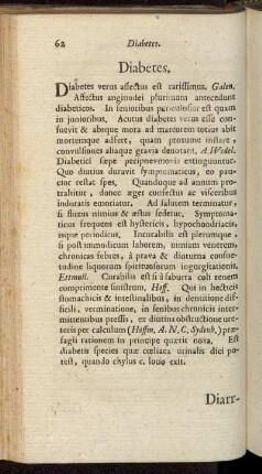 Diabetes. - Erysipelas. Zona. Macula lata.