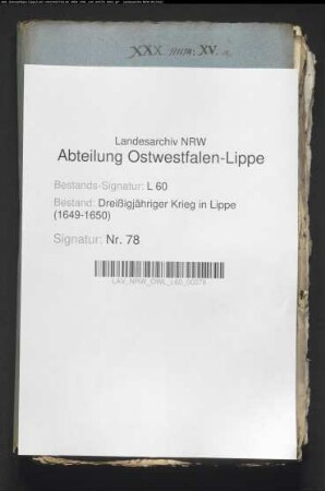 Leistungen der Lippe-Brakischen Ämter an die Kriegsparteien