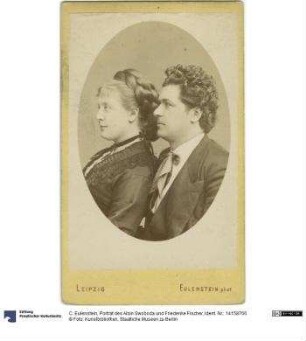 Porträt des Albin Swoboda und Friederike Fischer