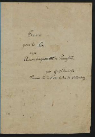 Variationen; cor, pf; E-Dur